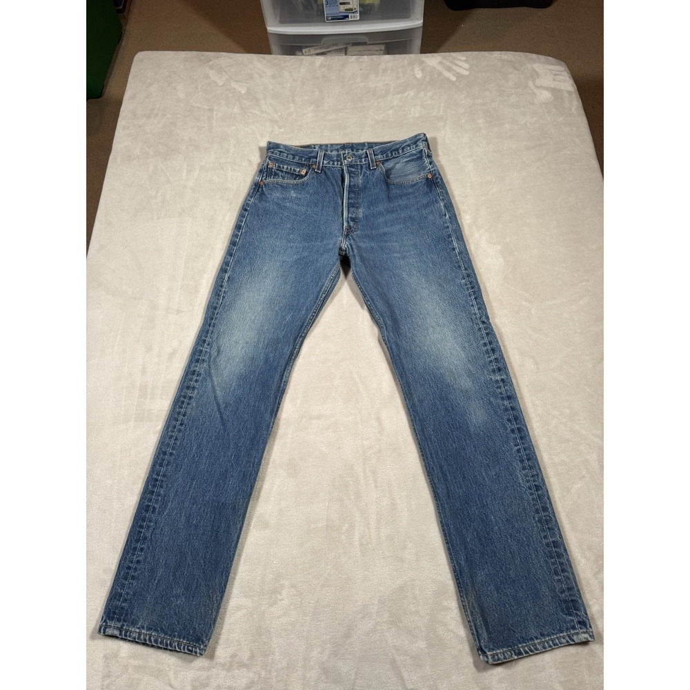 Vintage 90s Levis 501xx Jeans Size 34x36 (Fit 31x33) Button Fly MADE IN USA
